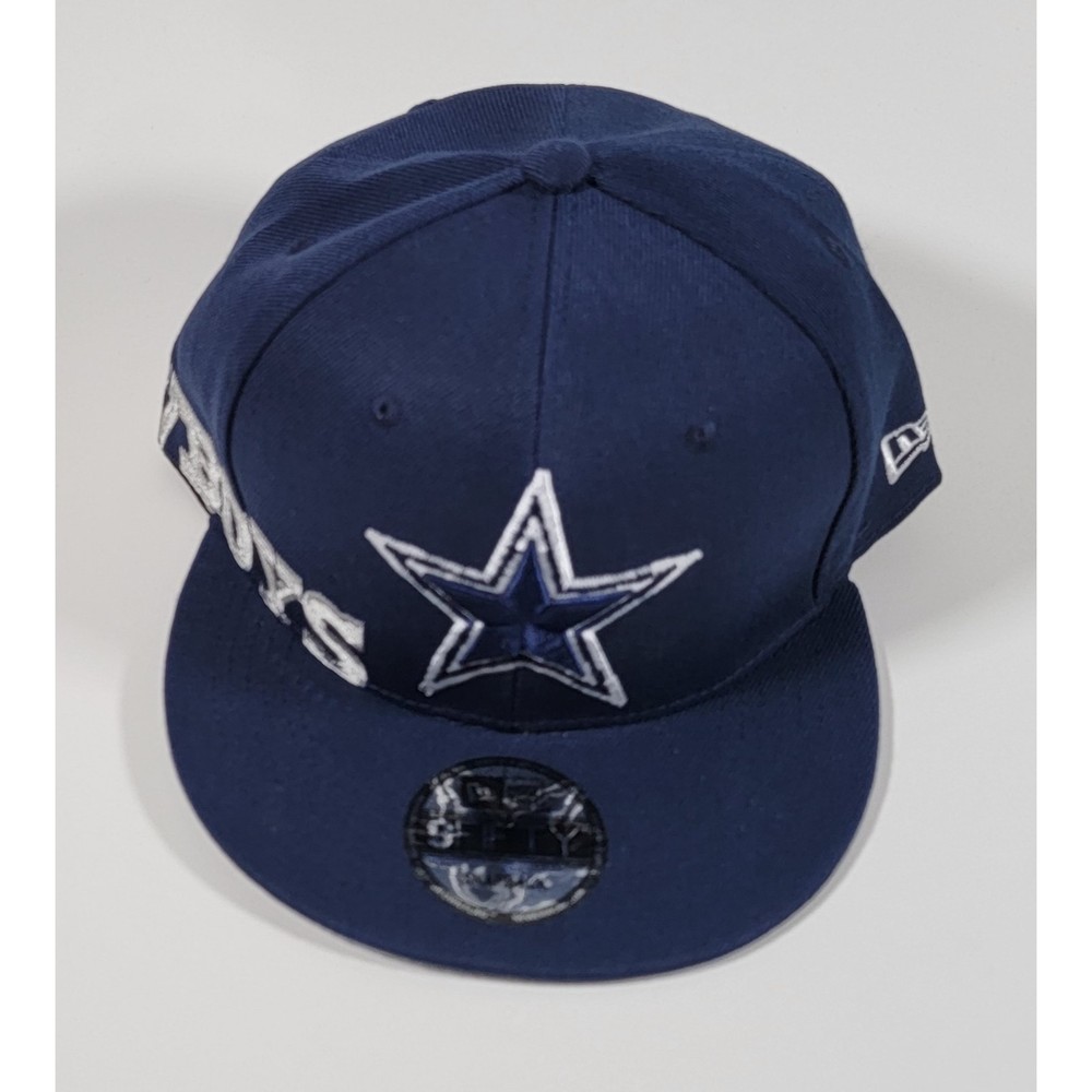 Dallas Cowboys New Era Blue Adjustable Snapback Hat Side Split NFL Football Cap - Picture 3 of 9